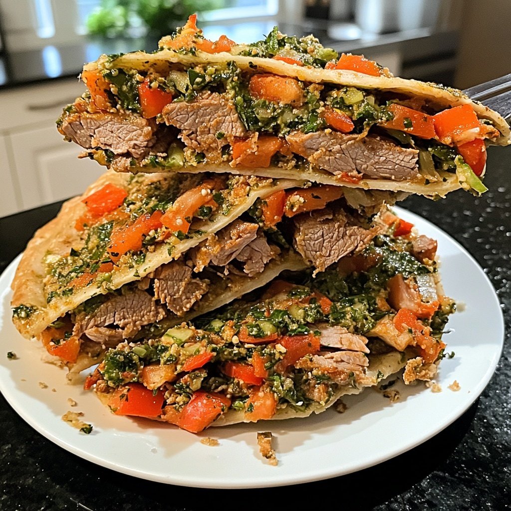 Döner mit Kräutersauce