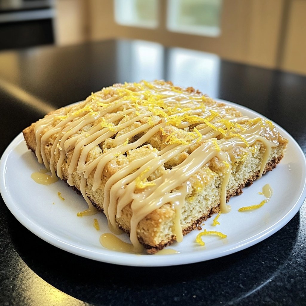 Zitronenkuchen ohne Mixer